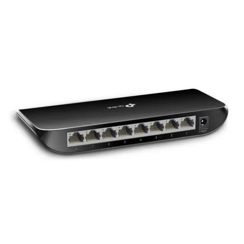 Коммутатор TP-Link TL-SG1008D (1000 Base-TX (1000 мбит/с), Без SFP портов)