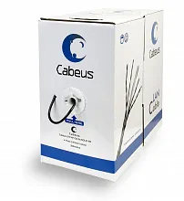 Cabeus UTP-4P-Cat.5e-SOLID-BK
