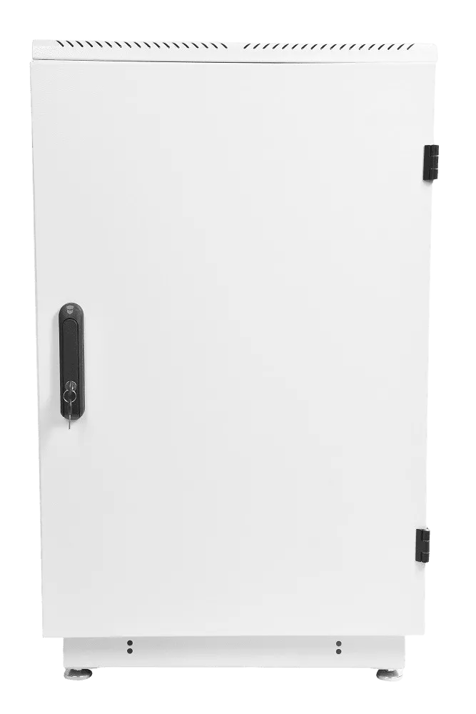 Шкаф телекоммуникационный напольный 22U (600 × 600) дверь металл