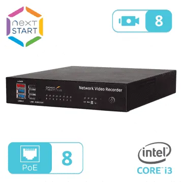 IPDROM Axxon Next NVR HUB (ANNs-H8i3-A0-P8)