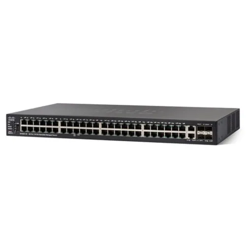 Коммутатор Cisco SF550X-48P-K9 SF550X-48P-K9-EU (100 Base-TX (100 мбит/с), 4 SFP порта) Коммутатор Cisco SF550X-48P-K9 SF550X-48P-K9-EU (100 Base-TX (100 мбит/с), 4 SFP порта)