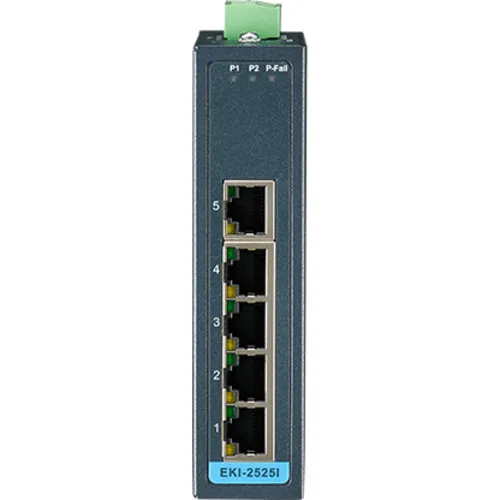 Коммутатор ADVANTECH EKI-2525I-BE (100 Base-TX (100 мбит/с), Без SFP портов) Коммутатор ADVANTECH EKI-2525I-BE (100 Base-TX (100 мбит/с), Без SFP портов)