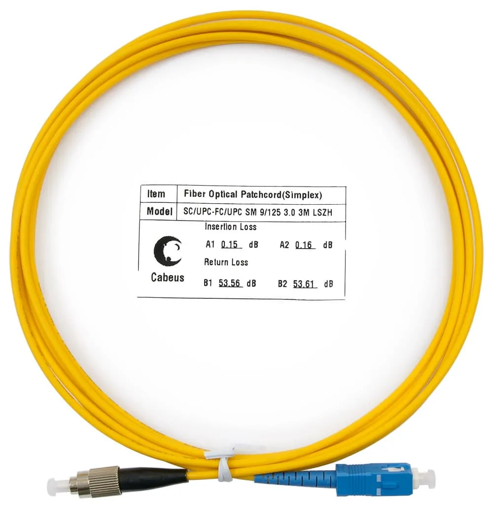Cabeus FOP(s)-9-SC-FC-3m Cabeus FOP(s)-9-SC-FC-3m