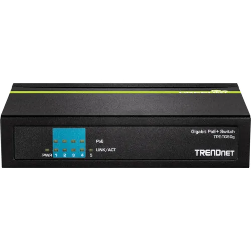 Коммутатор TrendNet TPE-TG50g (1000 Base-TX (1000 мбит/с), Без SFP портов) Коммутатор TrendNet TPE-TG50g (1000 Base-TX (1000 мбит/с), Без SFP портов)