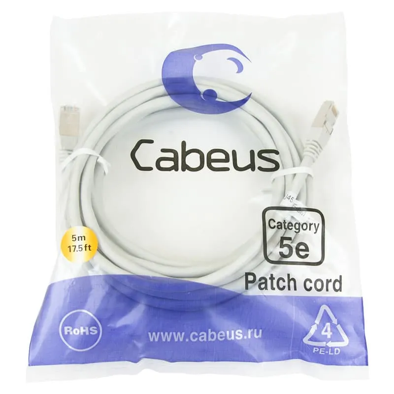 Cabeus PC-FTP-RJ45-Cat.5e-5m Cabeus PC-FTP-RJ45-Cat.5e-5m
