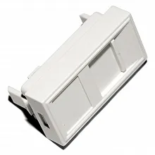 Корпус настенной розетки Cabeus FP-22,5-1M 19"   белый