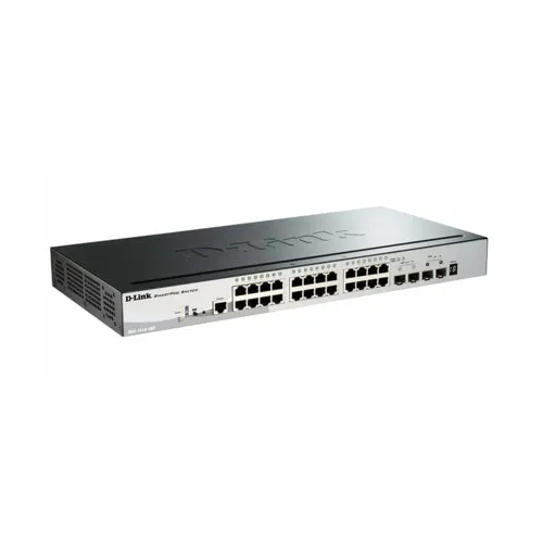 Коммутатор D-link DGS-1510-28P/A1A (1000 Base-TX (1000 мбит/с), 2 SFP порта)