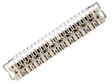 Плинт размыкаемый SINELLS DP-10/09 plus/3 19" на 10 пар, маркировка 0-9