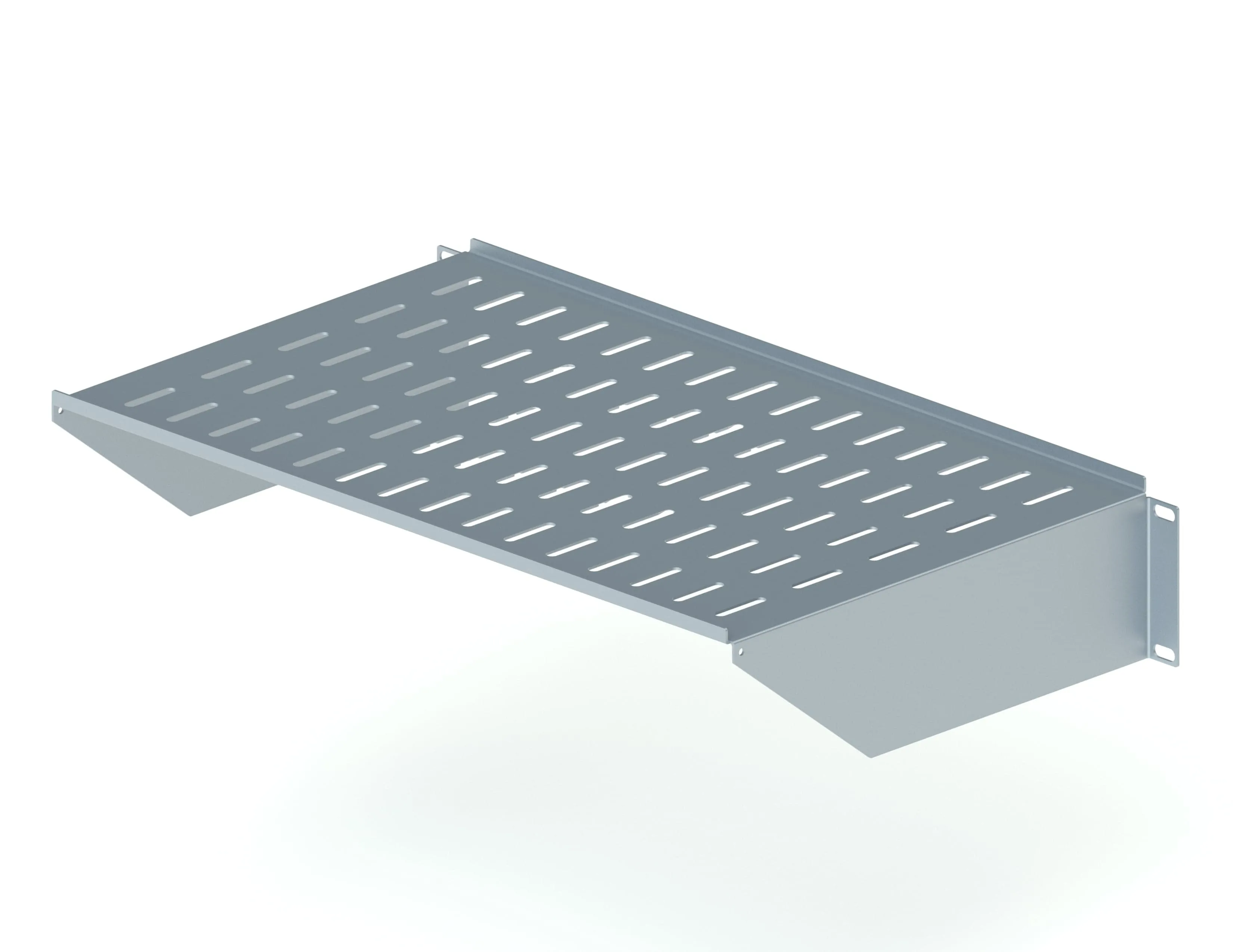 Консольная полка глубина 300 мм, серая RUSRACK