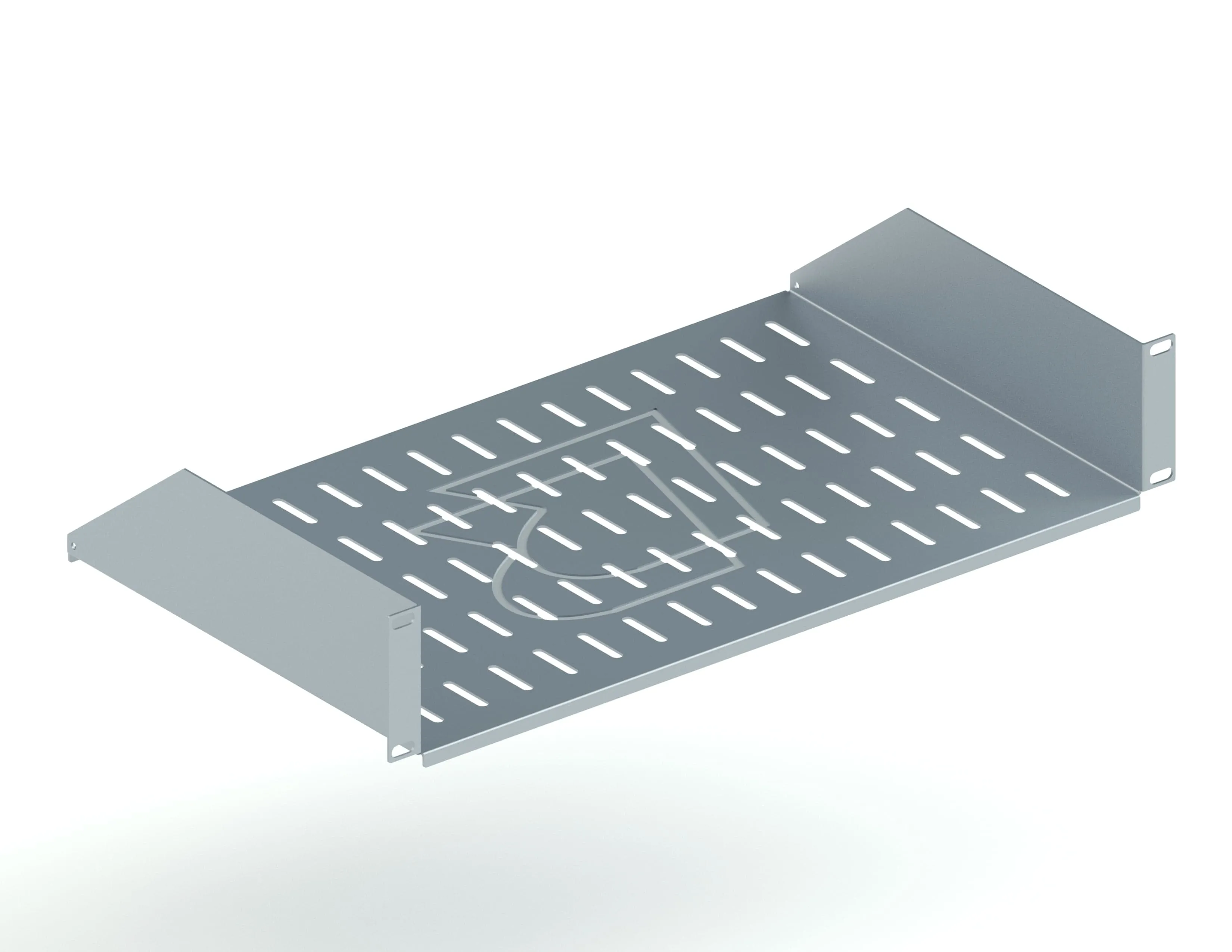 Консольная полка глубина 300 мм, серая RUSRACK