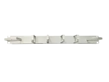 Горизонтальный кабельный органайзер 19" 1U, 6 колец