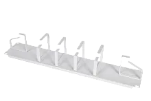 Горизонтальный кабельный органайзер 19" 2U, 6 колец