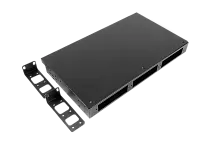 Кросс оптический 19" с комплектом  вставок (Патч-панель 19"), цвет черный