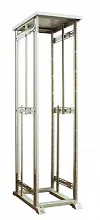 Открытая серверная стойка телекоммуникационная AESP REC-45SRV-GY 19" 45U cерая