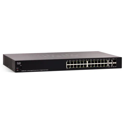Коммутатор Cisco SG250X-24P-K9 SG250X-24P-K9-EU (1000 Base-TX (1000 мбит/с), 2 SFP порта) Коммутатор Cisco SG250X-24P-K9 SG250X-24P-K9-EU (1000 Base-TX (1000 мбит/с), 2 SFP порта)
