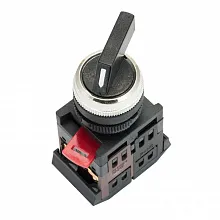 Переключатель  АLСLR-22 3P черный NO+NC EKF EKF