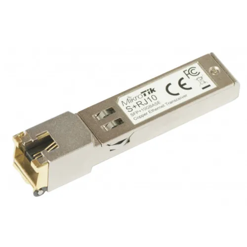 Модуль Mikrotik S+RJ10 (SFP+ модуль) Модуль Mikrotik S+RJ10 (SFP+ модуль)