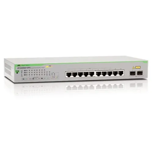 Коммутатор Allied Telesis GS950/10PS-50 AT-GS950/10PS-50 (1000 Base-TX (1000 мбит/с), 2 SFP порта)