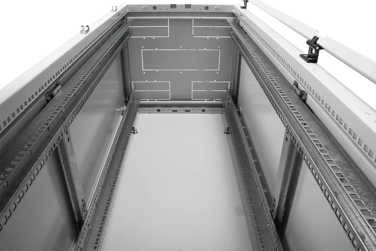 Шкаф телекоммуникационный напольный 42U (600 × 800) дверь стекло Шкаф телекоммуникационный напольный 42U (600 × 800) дверь стекло