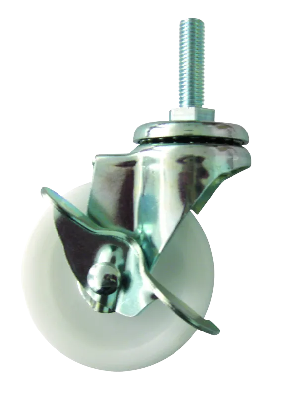 Комплект роликов 3" × 1" для стоек СТК и шкафов ШТК-Эконом, 4 шт., с тормозом 2 шт.