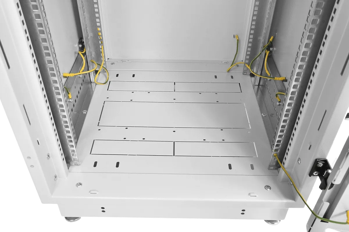 Шкаф телекоммуникационный напольный 27U (600 × 1000) дверь металл