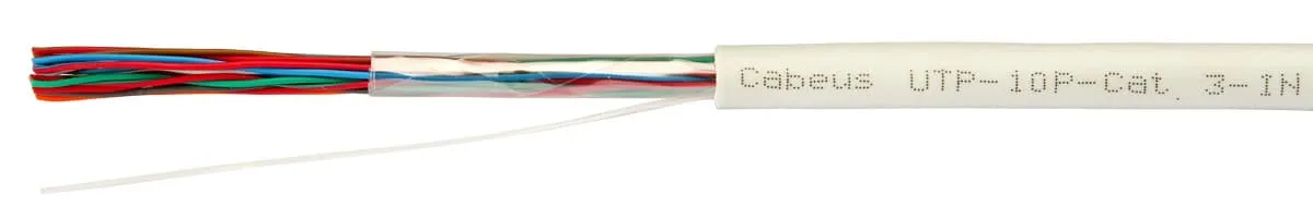 Cabeus UTP-10P-Cat.3-IN Cabeus UTP-10P-Cat.3-IN