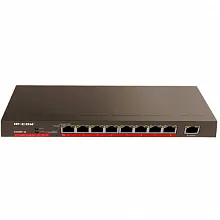 Коммутатор IP-COM G1009P (1000 Base-TX (1000 мбит/с), Без SFP портов)