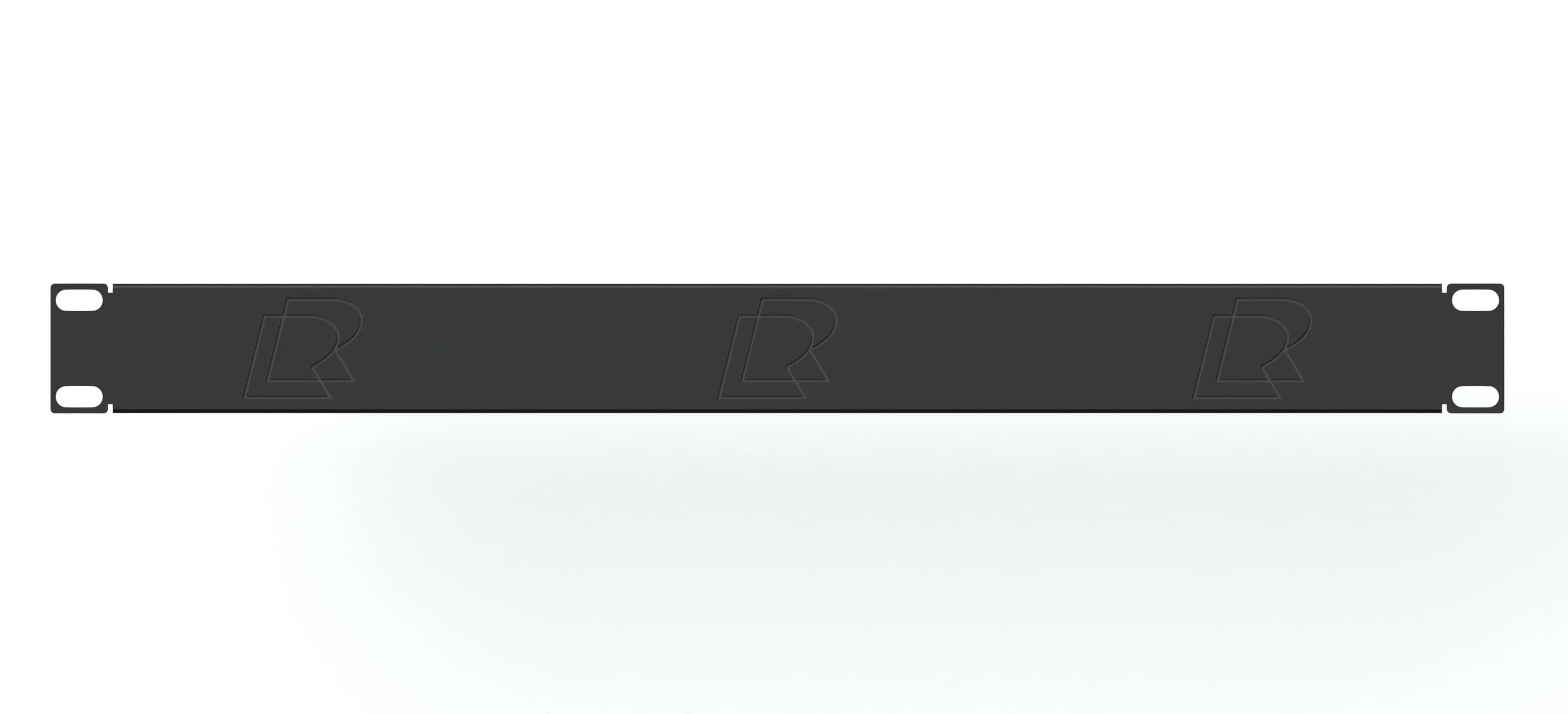 Заглушка 19" 1U, черная RUSRACK