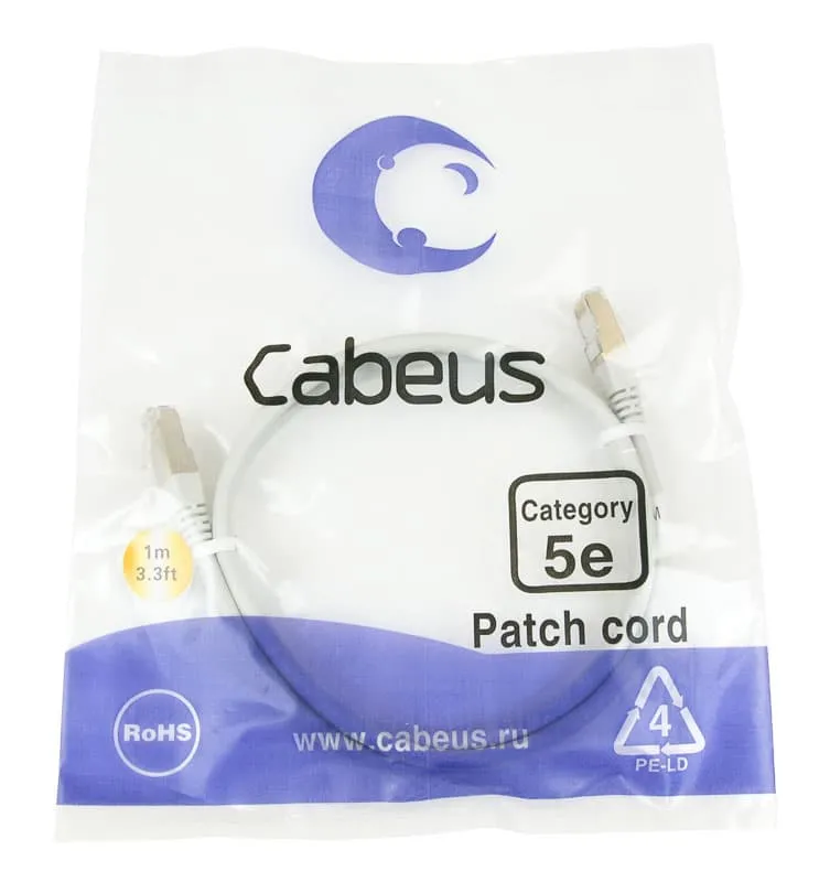 Cabeus PC-FTP-RJ45-Cat.5e-1m Cabeus PC-FTP-RJ45-Cat.5e-1m