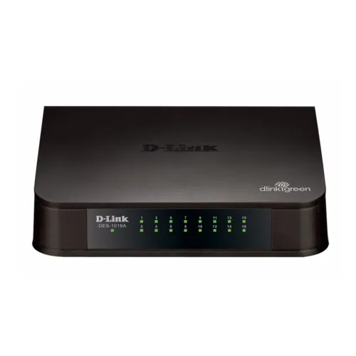Коммутатор D-link DES-1016A/E1B (100 Base-TX (100 мбит/с), Без SFP портов)