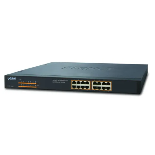 Коммутатор Planet FNSW-1600P (100 Base-TX (100 мбит/с), Без SFP портов) Коммутатор Planet FNSW-1600P (100 Base-TX (100 мбит/с), Без SFP портов)