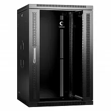 Шкаф телекоммуникационный настенный Cabeus SH-05F-18U60/45-BK 19" 18U 600x450мм