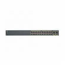 Коммутатор Cisco WS-C2960+24TC-S Catalyst 2960 WS-C2960+24TC-S (100 Base-TX (100 мбит/с))