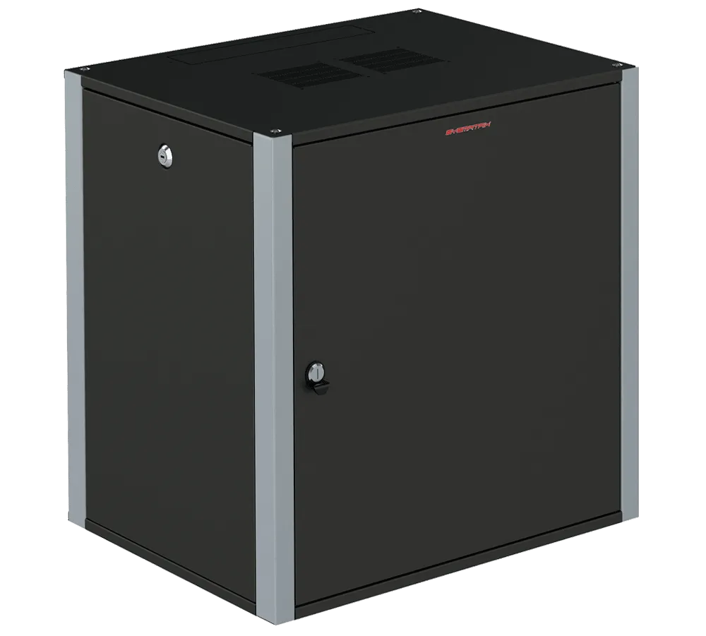 SYSMATRIX WP 6618.920 Шкаф телекоммуникационный настенный 19" 18U 600x600x852mm (ШхГхВ) дверь металл, цвет черный (RAL 9004/RAL7000) SYSMATRIX WP 6618.920 Шкаф телекоммуникационный настенный 19" 18U 600x600x852mm (ШхГхВ) дверь металл, цвет черный (RAL 9004/RAL7000)