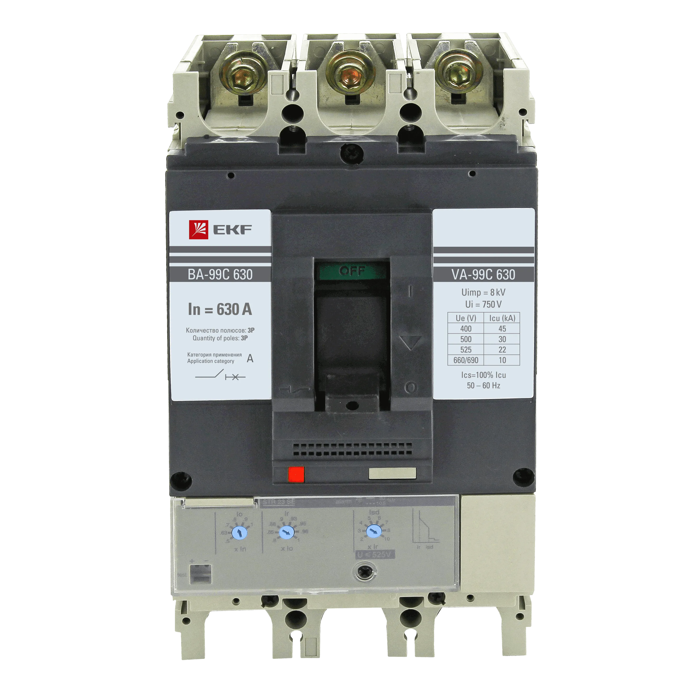 ВА-99C (Compact NS) 630/500А 3P 45кА EKF ВА-99C (Compact NS) 630/500А 3P 45кА EKF