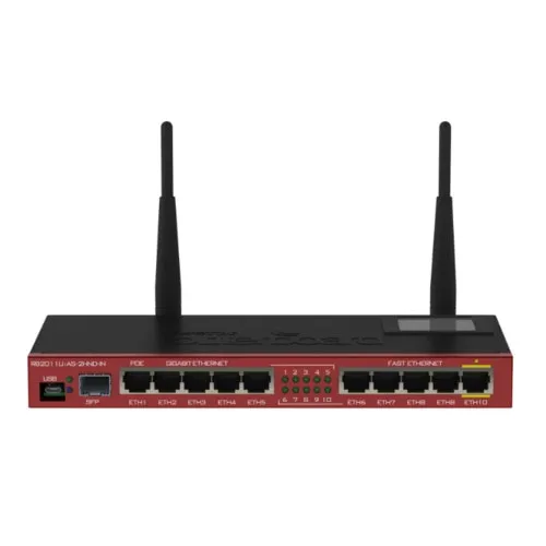 Маршрутизатор Mikrotik RB2011UiAS-2HnD-IN (10/100/1000 Base-TX (1000 мбит/с)) Маршрутизатор Mikrotik RB2011UiAS-2HnD-IN (10/100/1000 Base-TX (1000 мбит/с))