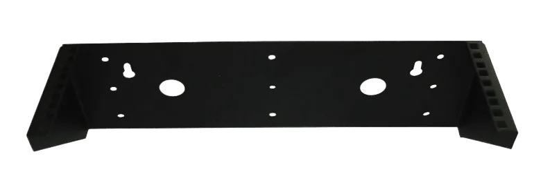 Кронштейн телекоммуникационный настенный вертикальный 3U, цвет черный