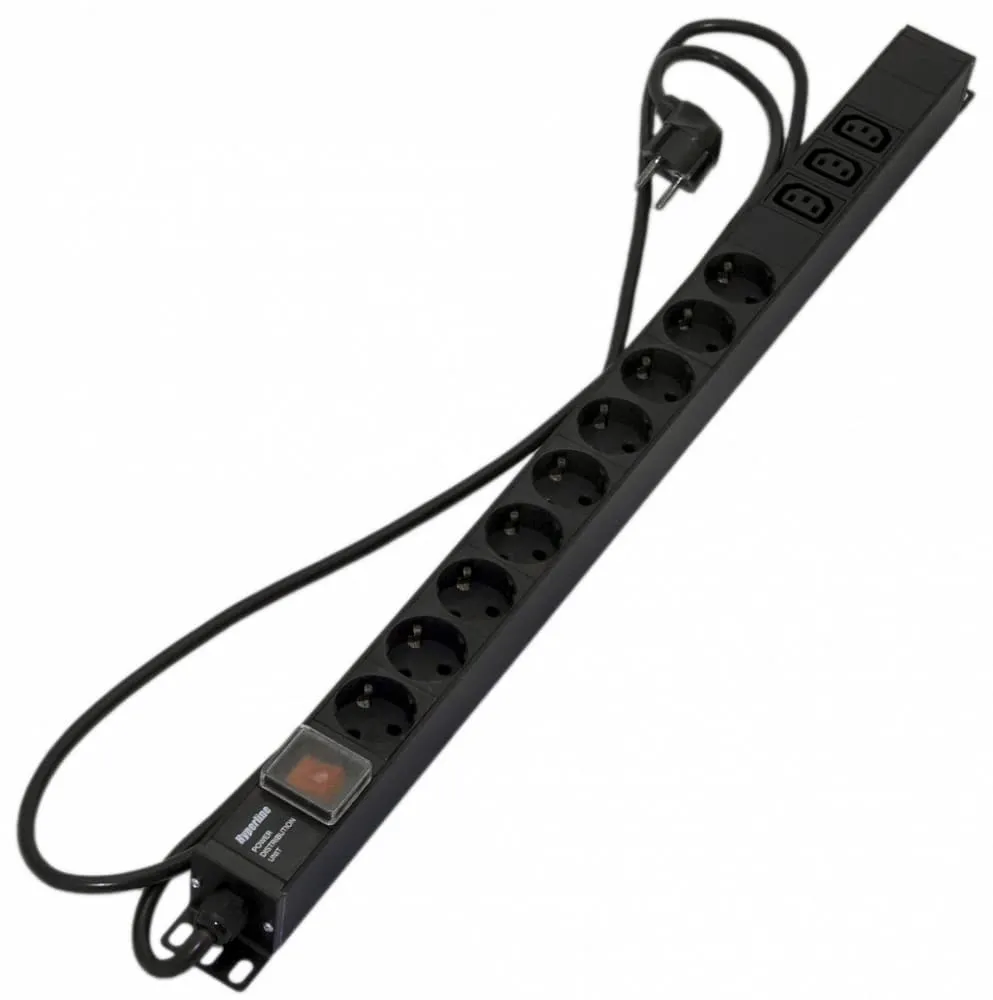 Hyperline SHE-9SH-3IEC-S-2.5EU