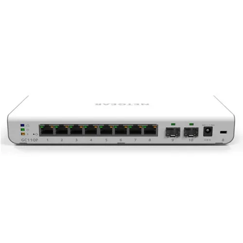 Коммутатор NETGEAR GC110P-100PES (1000 Base-TX (1000 мбит/с), 2 SFP порта) Коммутатор NETGEAR GC110P-100PES (1000 Base-TX (1000 мбит/с), 2 SFP порта)