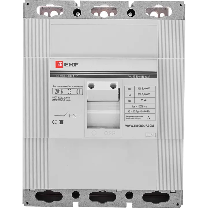 ВА-99 800/400А 3P 35кА EKF ВА-99 800/400А 3P 35кА EKF