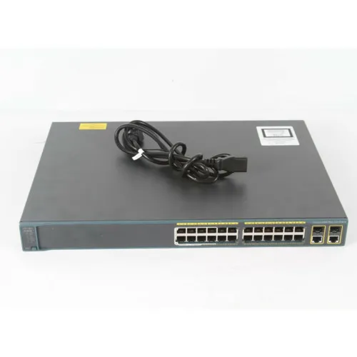 Коммутатор Cisco Catalyst 2960-Plus WS-C2960+24LC-L (100 Base-TX (100 мбит/с), 2 SFP порта)