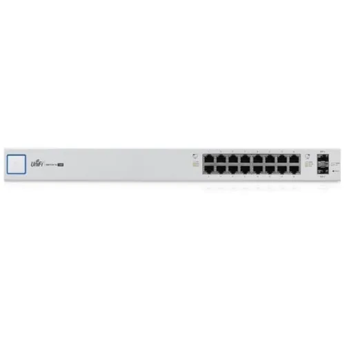 Коммутатор Ubiquiti  UniFi Switch US-16-150W US-16-150W-EU (1000 Base-TX (1000 мбит/с), 2 SFP порта)