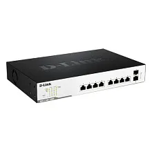 Коммутатор D-link DGS-1100-10MP (1000 Base-TX (1000 мбит/с), 2 SFP порта)