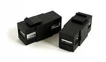 Hyperline KJ1-USB-A2-BK