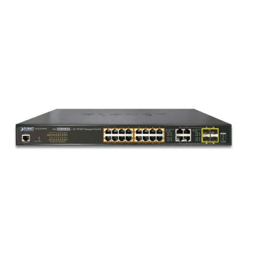 Коммутатор Planet GS-4210-16P4C (1000 Base-TX (1000 мбит/с), 4 SFP порта) Коммутатор Planet GS-4210-16P4C (1000 Base-TX (1000 мбит/с), 4 SFP порта)
