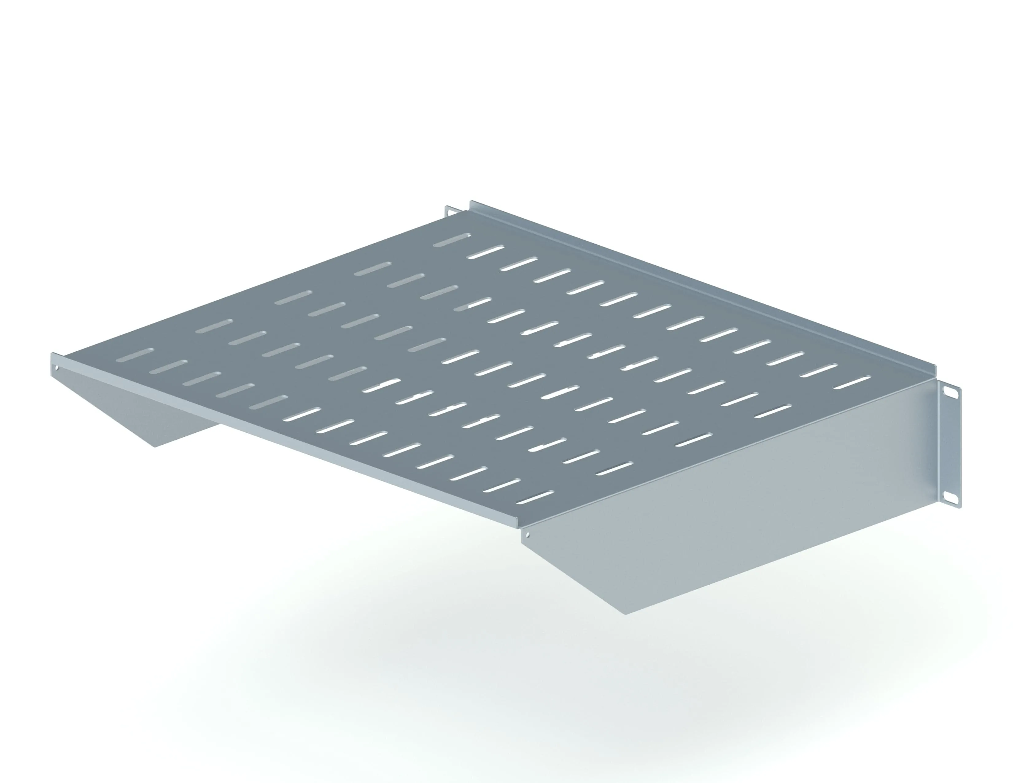 Консольная полка глубина 400 мм, серая RUSRACK 