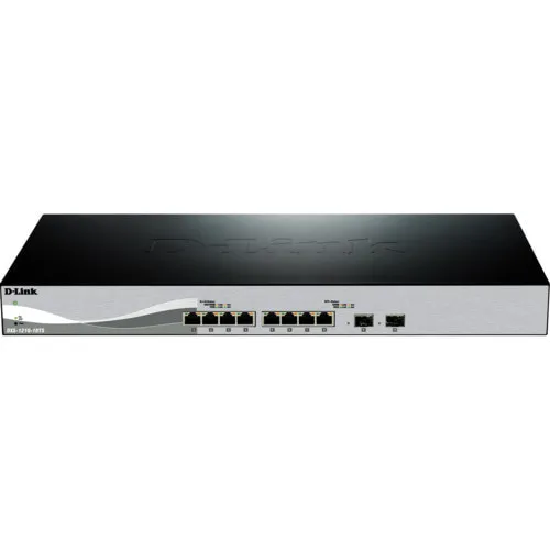 Коммутатор D-link DXS-1210-10TS (10 GBase-T (10000 мбит/с), 2 SFP порта)