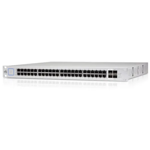 Коммутатор Ubiquiti US-48-500W (1000 Base-TX (1000 мбит/с), 4 SFP порта) Коммутатор Ubiquiti US-48-500W (1000 Base-TX (1000 мбит/с), 4 SFP порта)