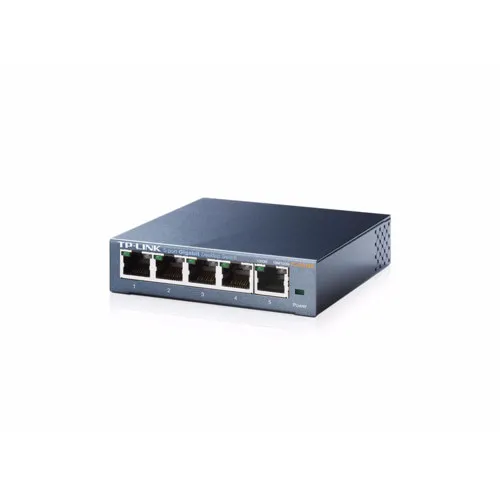 Коммутатор TP-Link TL-SG105 (1000 Base-TX (1000 мбит/с), Без SFP портов)