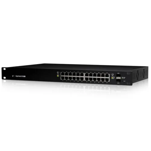 Коммутатор Ubiquiti  ES-24-500W (1000 Base-TX (1000 мбит/с), 2 SFP порта)